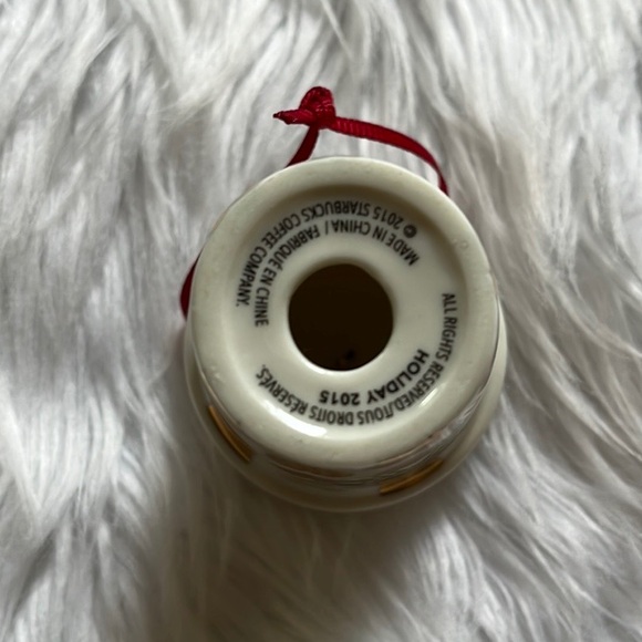 Starbucks Holiday Hearts Mug Ornament - Picture 6 of 9